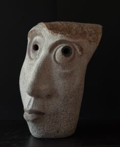 Cristian Ianculescu - Insomnia- Envy, 2025, 14 x 9 x 14 in, Tennessee Pink Marble -3