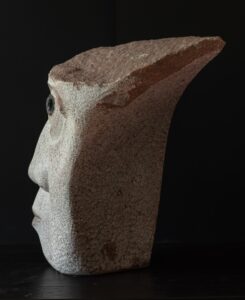 Cristian Ianculescu - Insomnia- Envy, 2025, 14 x 9 x 14 in, Tennessee Pink Marble -5